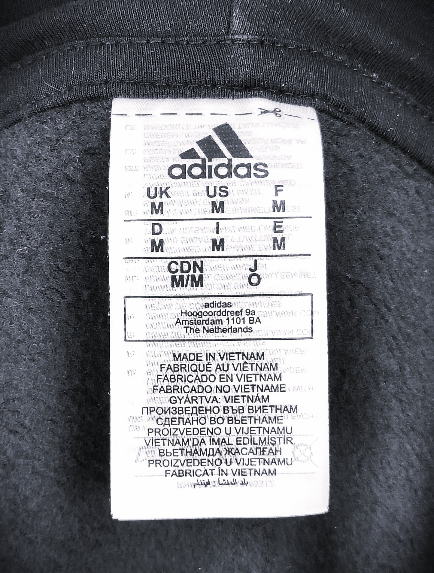 Adidas Camo Pull-Over Hoodie - Black and Camouflage Brown