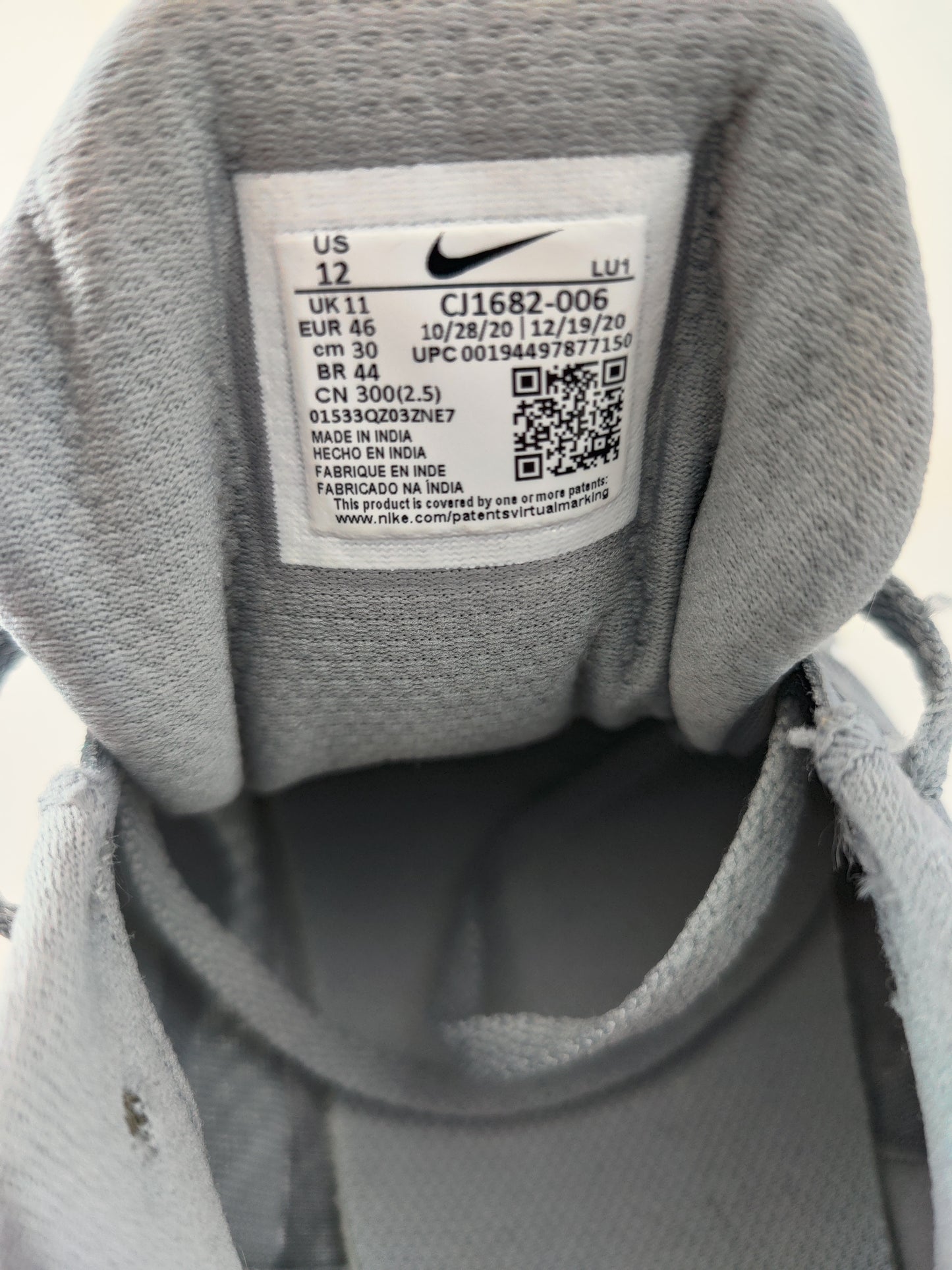 Nike Grey Wear All Day Men's Trainers