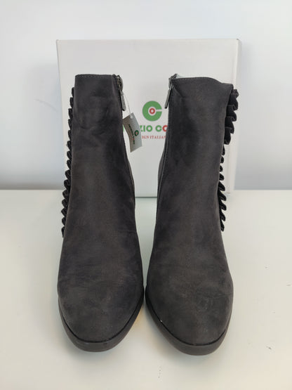 Patrizio Como Grey Pearl Ankle Boots