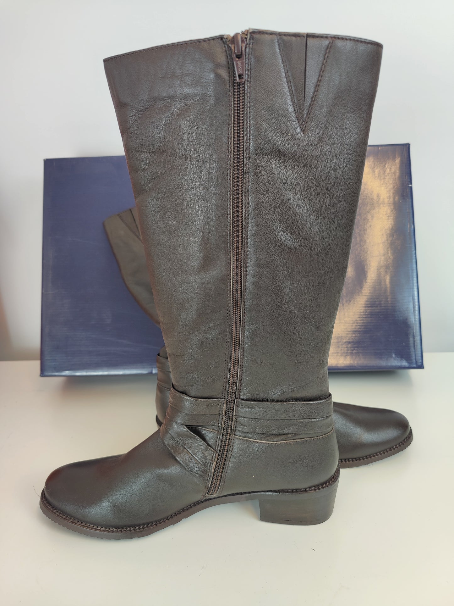 Lunar Brown Knee High Boots