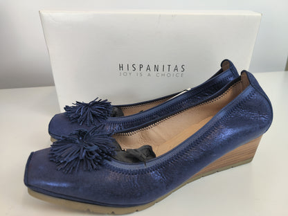 Hispanitas Lisboa Navy Ladies Shoes