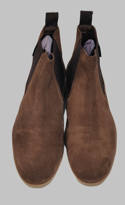 Lambretta Chelsea Boot Brushed Suede-Brown/Tan