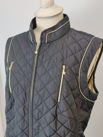 Basler Navy Quilted Vest
