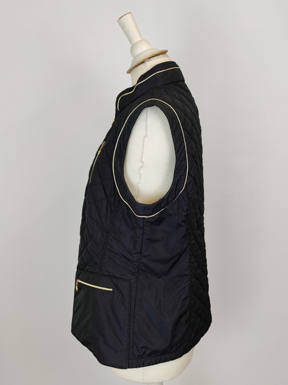Basler Navy Quilted Vest