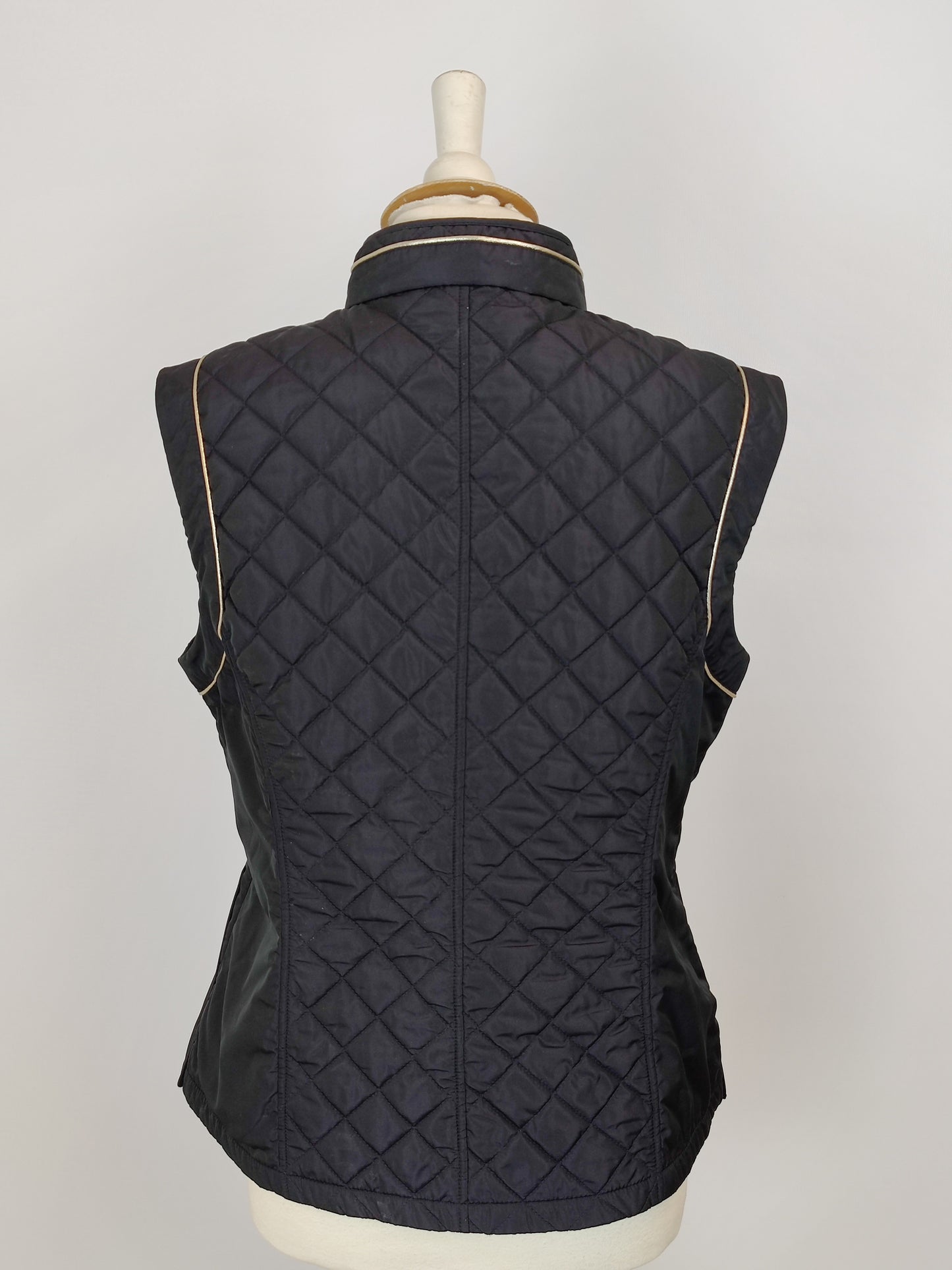 Basler Navy Quilted Vest