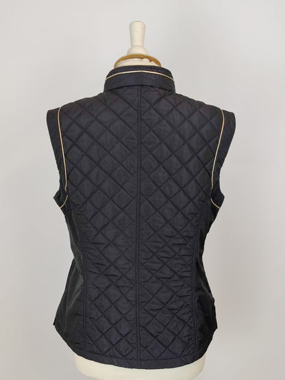 Basler Navy Quilted Vest