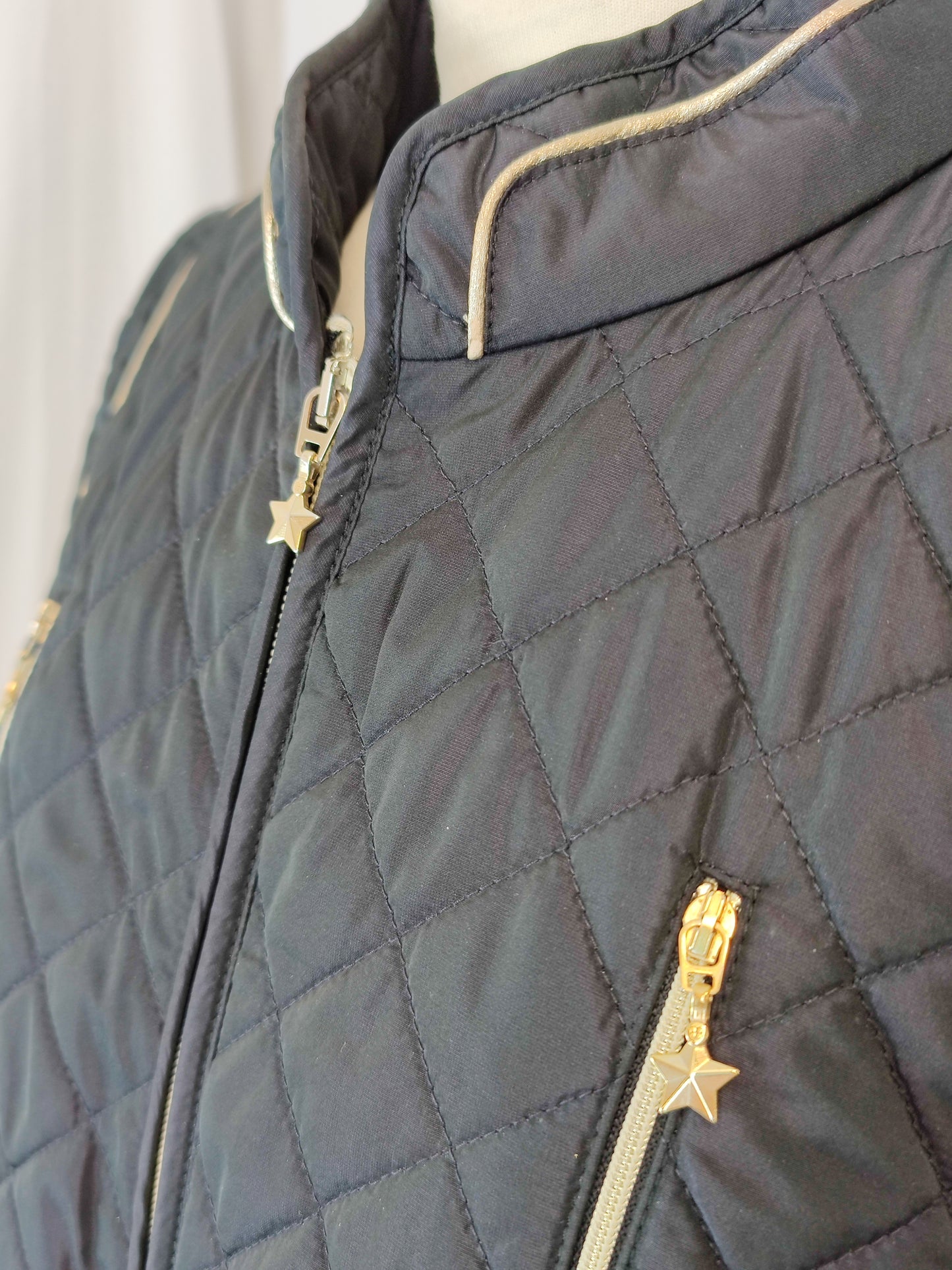 Basler Navy Quilted Vest