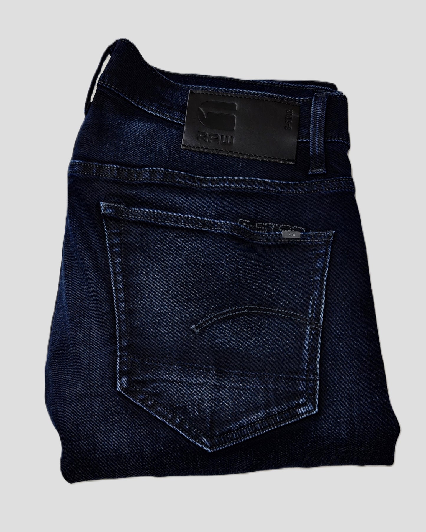 G-Star Raw 3301 Slim Fit Jeans-Dark Navy