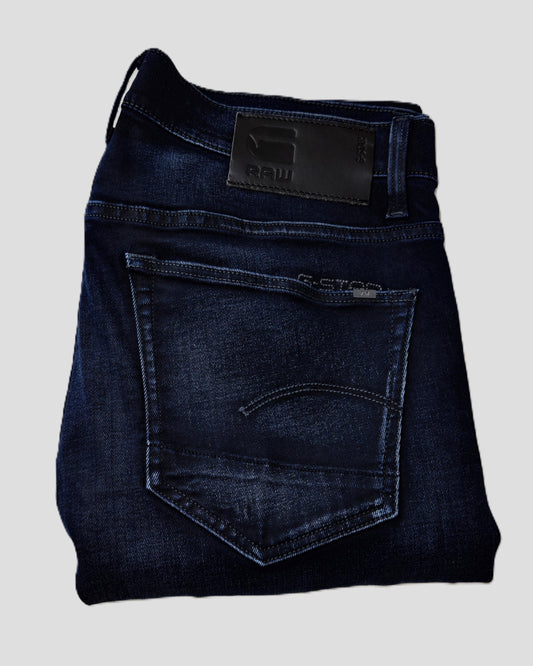 G-Star Raw 3301 Slim Fit Jeans-Dark Navy