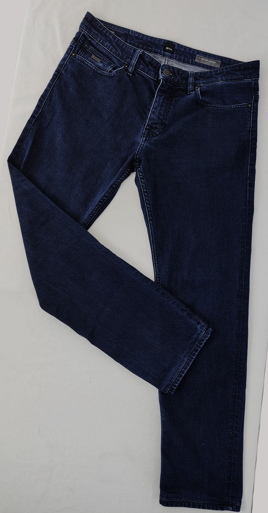 Hugo Boss "Delaware" Slim-fit jeans-Dark-Blue