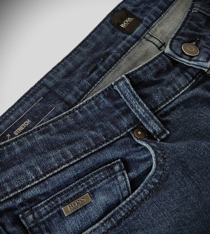 Hugo Boss "Delaware" Slim-fit jeans-Dark-Blue