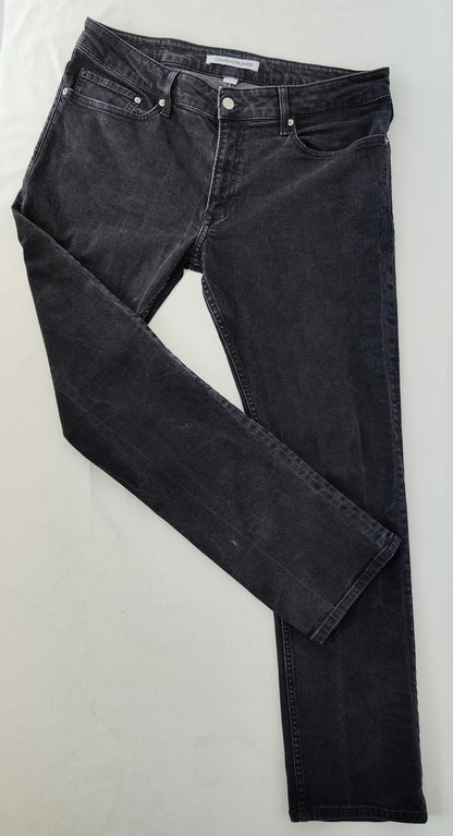 Calvin Klein Skinny Leg Jeans-Faded Black