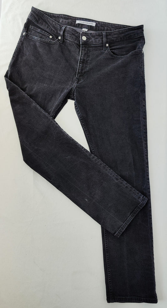 Calvin Klein Skinny Leg Jeans-Faded Black