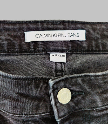 Calvin Klein Skinny Leg Jeans-Faded Black