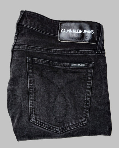 Calvin Klein Skinny Leg Jeans-Faded Black
