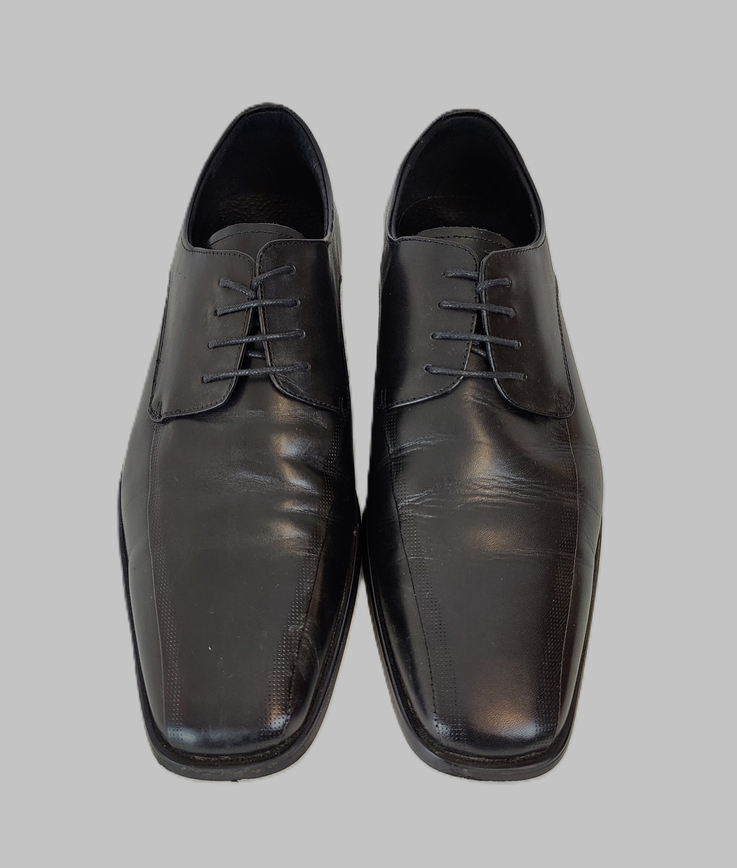 DICE Leather Dress Shoes - Black