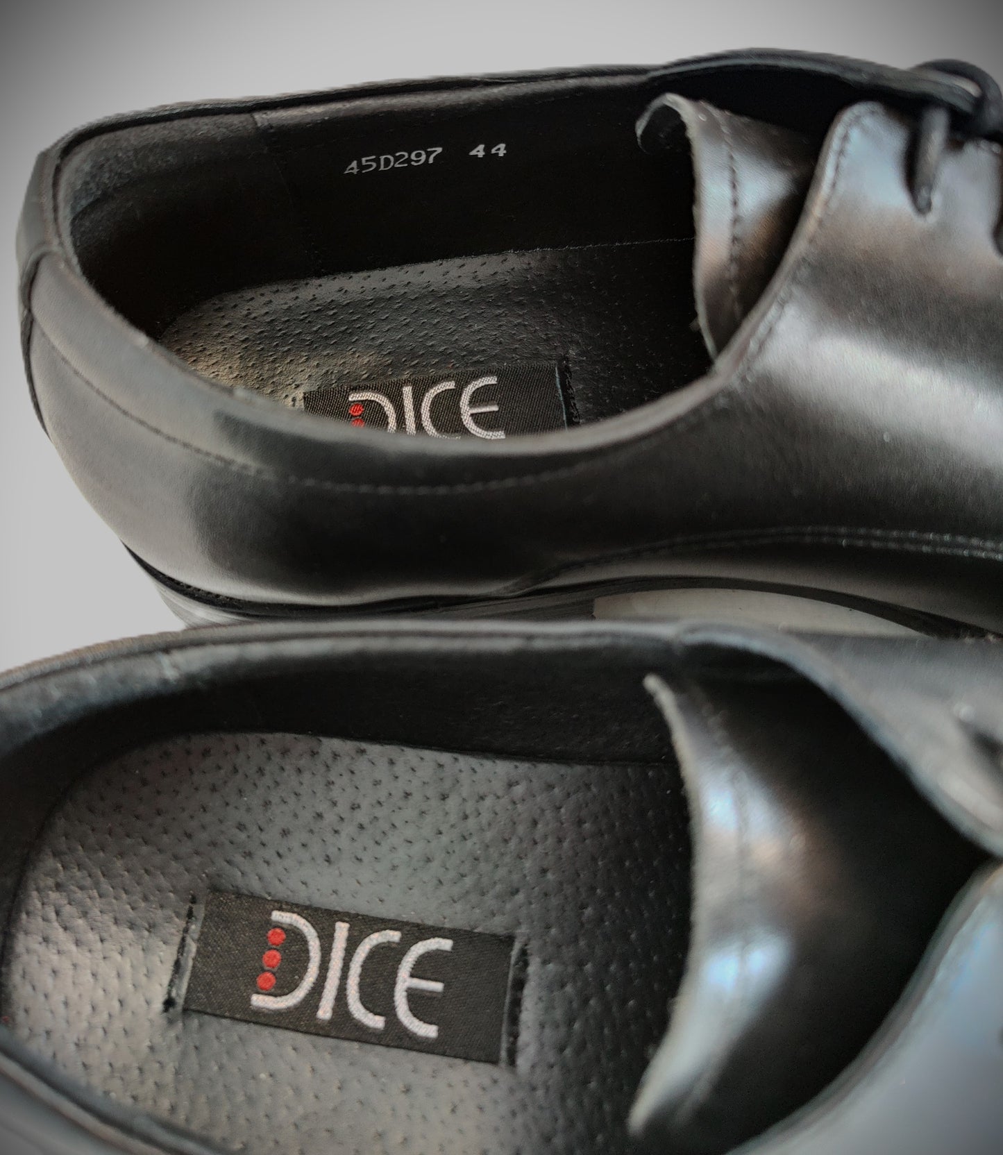 DICE Leather Dress Shoes - Black