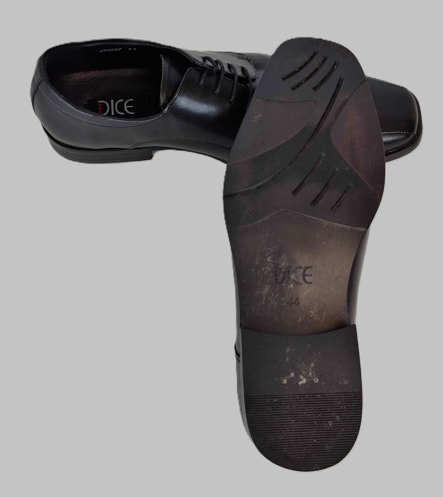 DICE Leather Dress Shoes - Black