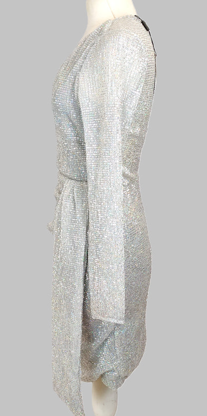 Love & Other Things Sequin Dress - Silver