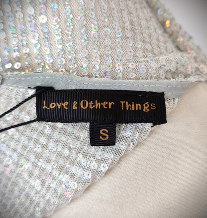 Love & Other Things Sequin Dress - Silver