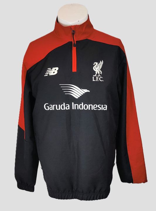 New Balance LFC 1/4 Zip Training Top- Black and Red