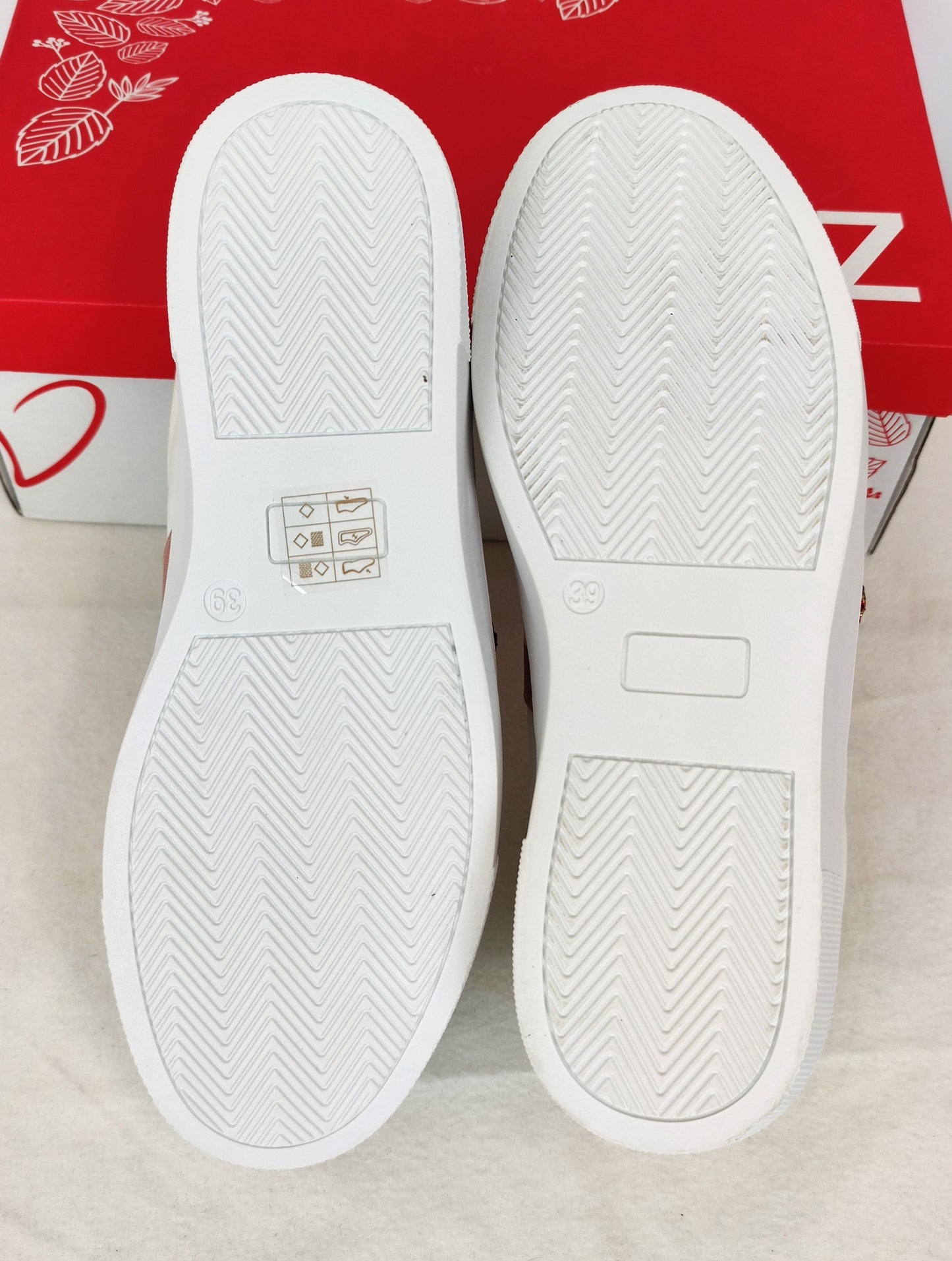 REDZ Bee Stripe Trainers - White