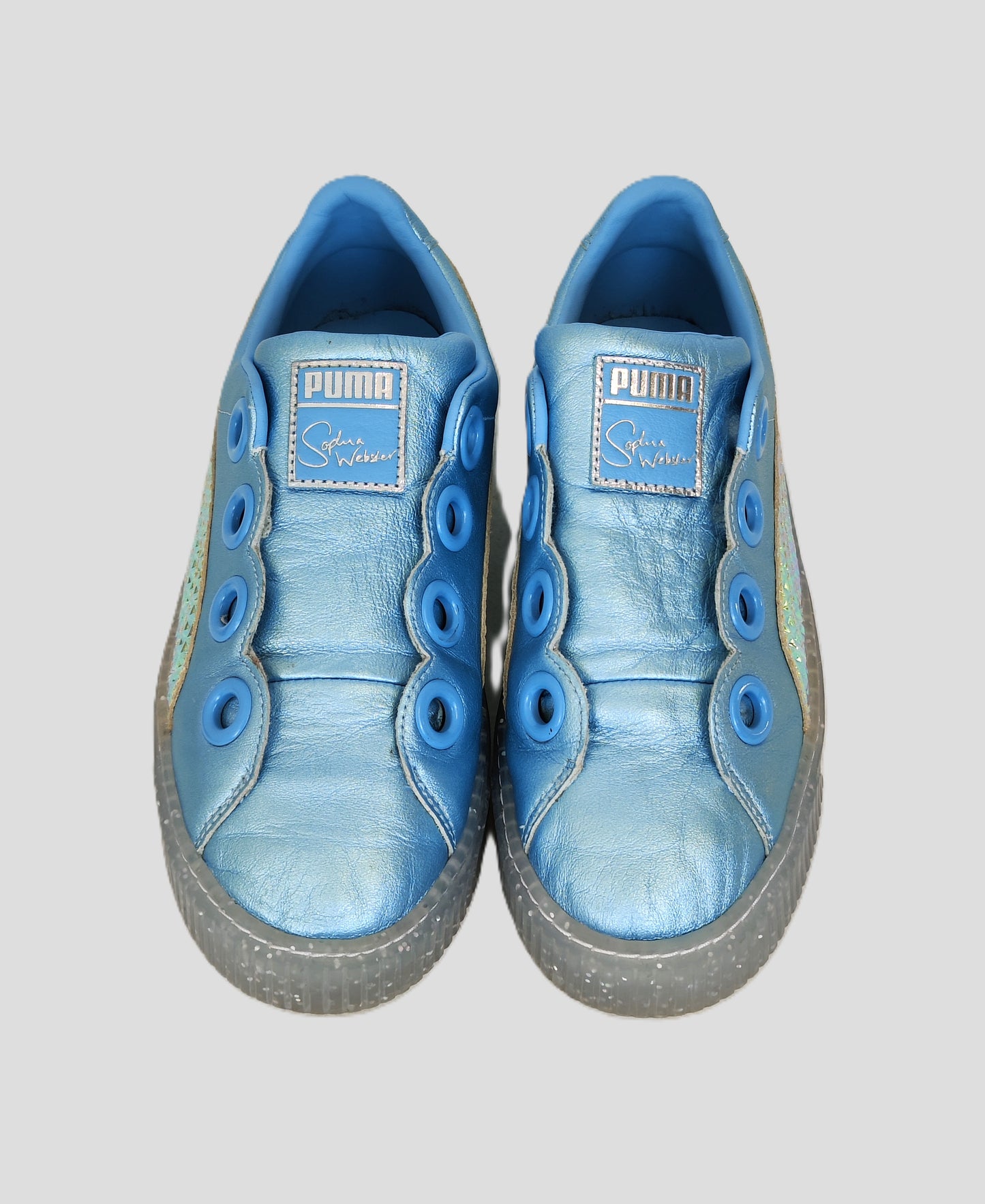 Puma Sophia Webster X Wmns Platform Glitter Shoes - Blue