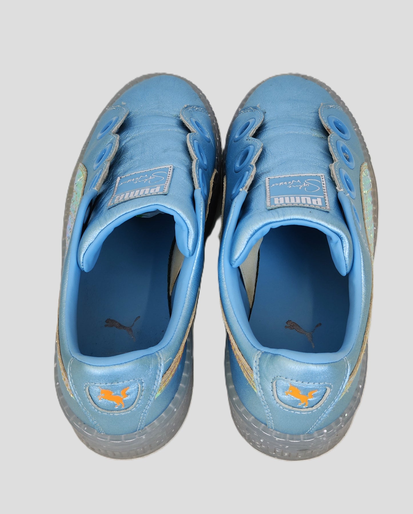 Puma Sophia Webster X Wmns Platform Glitter Shoes - Blue