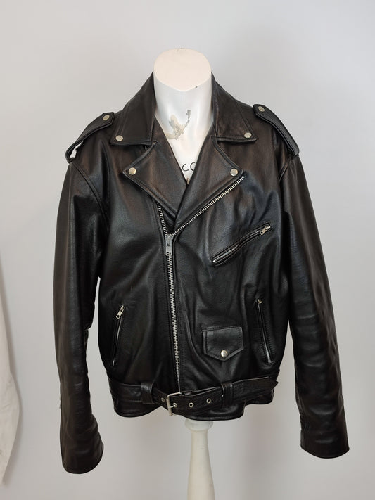 Attraction Leather Motorcycle Jacket