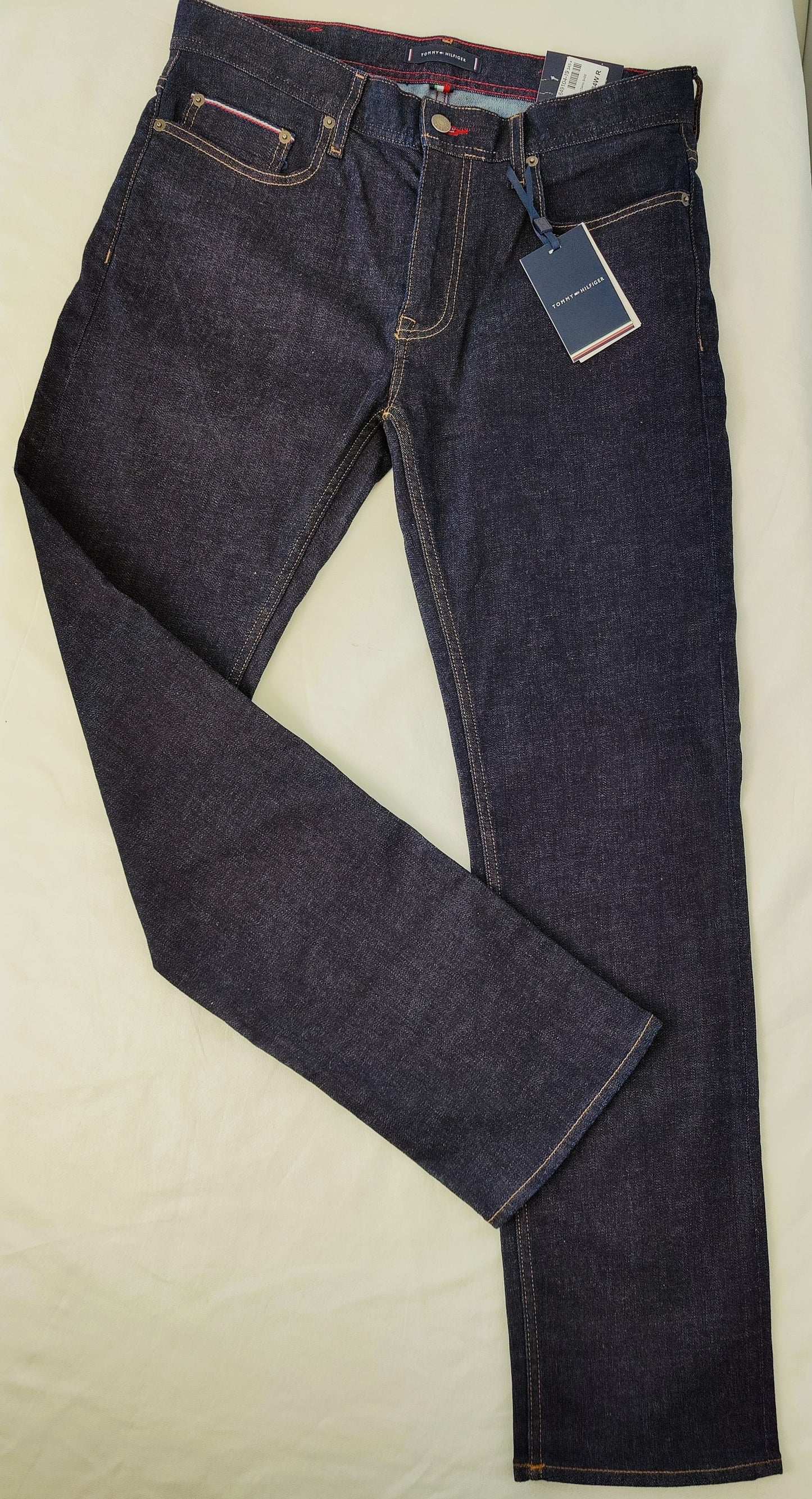Tommy Hilfiger Straight Fit "Denton" Jeans- Dark Indigo