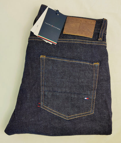 Tommy Hilfiger Straight Fit "Denton" Jeans- Dark Indigo