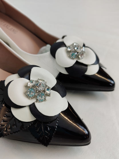 HJ.QIANLANG Flower Heels