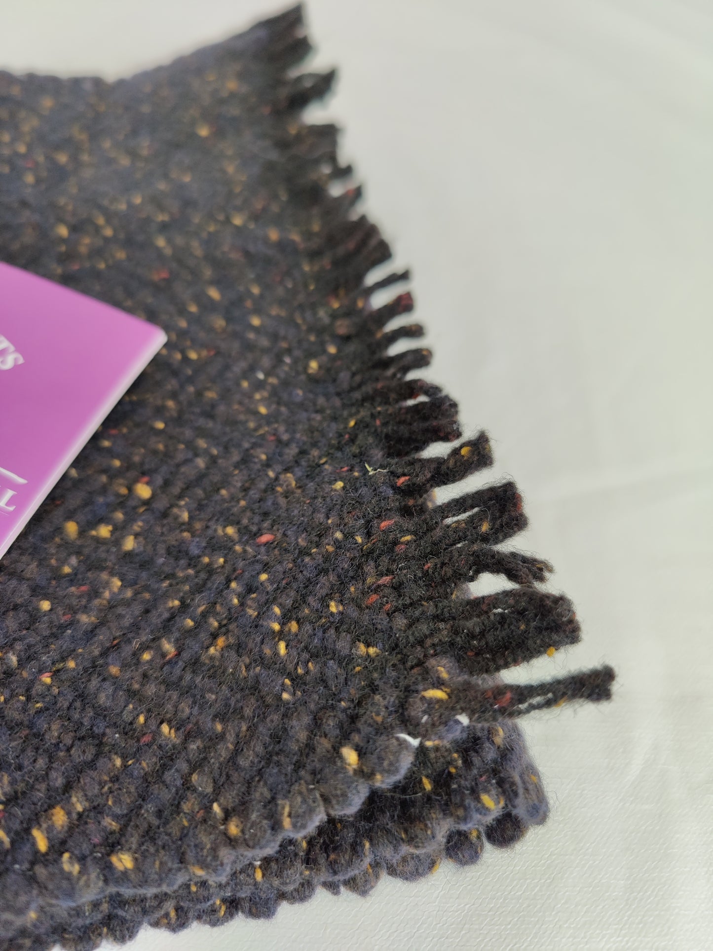 McNutts Donegal Woollen Mill Scarf -  Navy Fleck