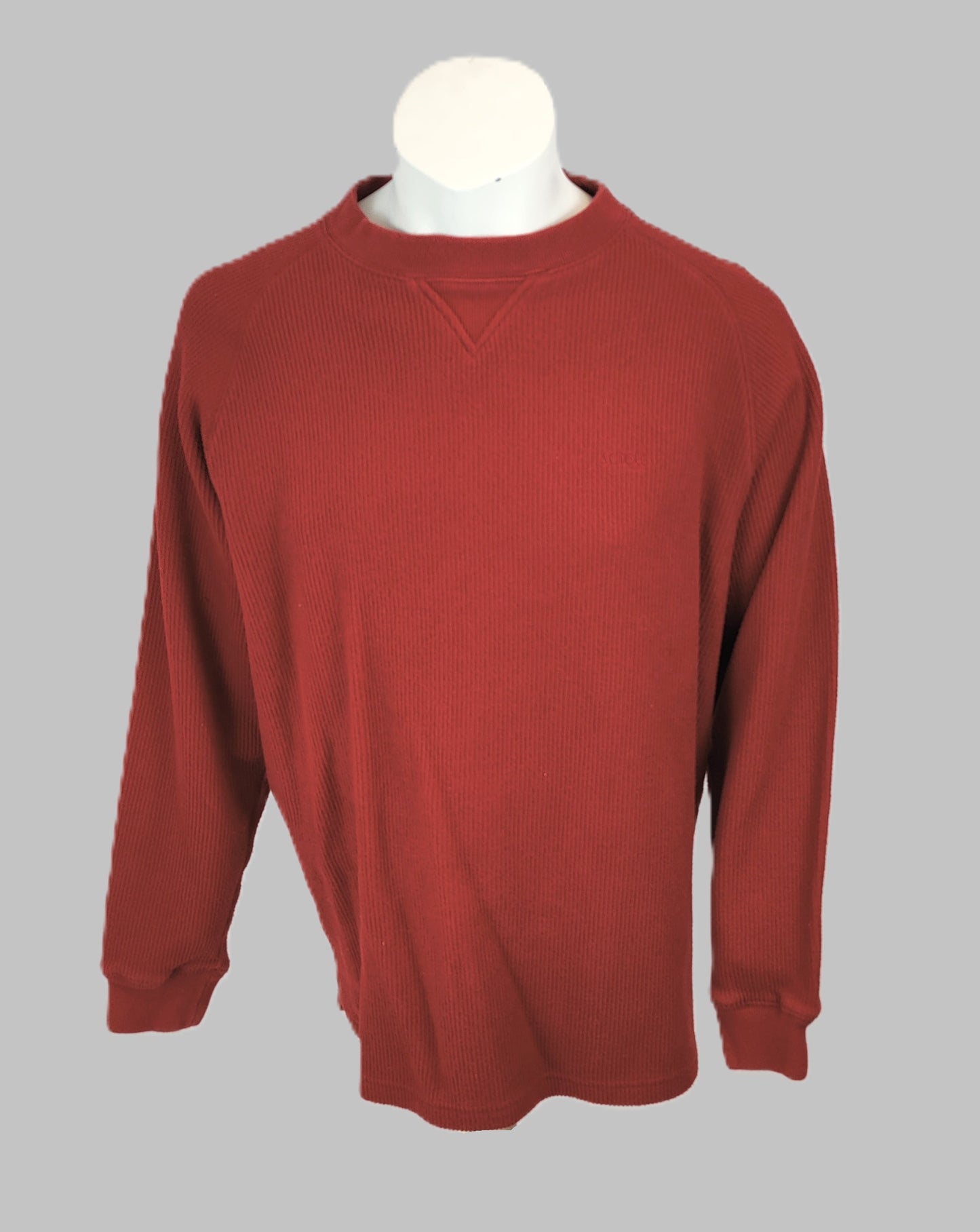 Schott N.Y.C. Ribbed Sweater- Red