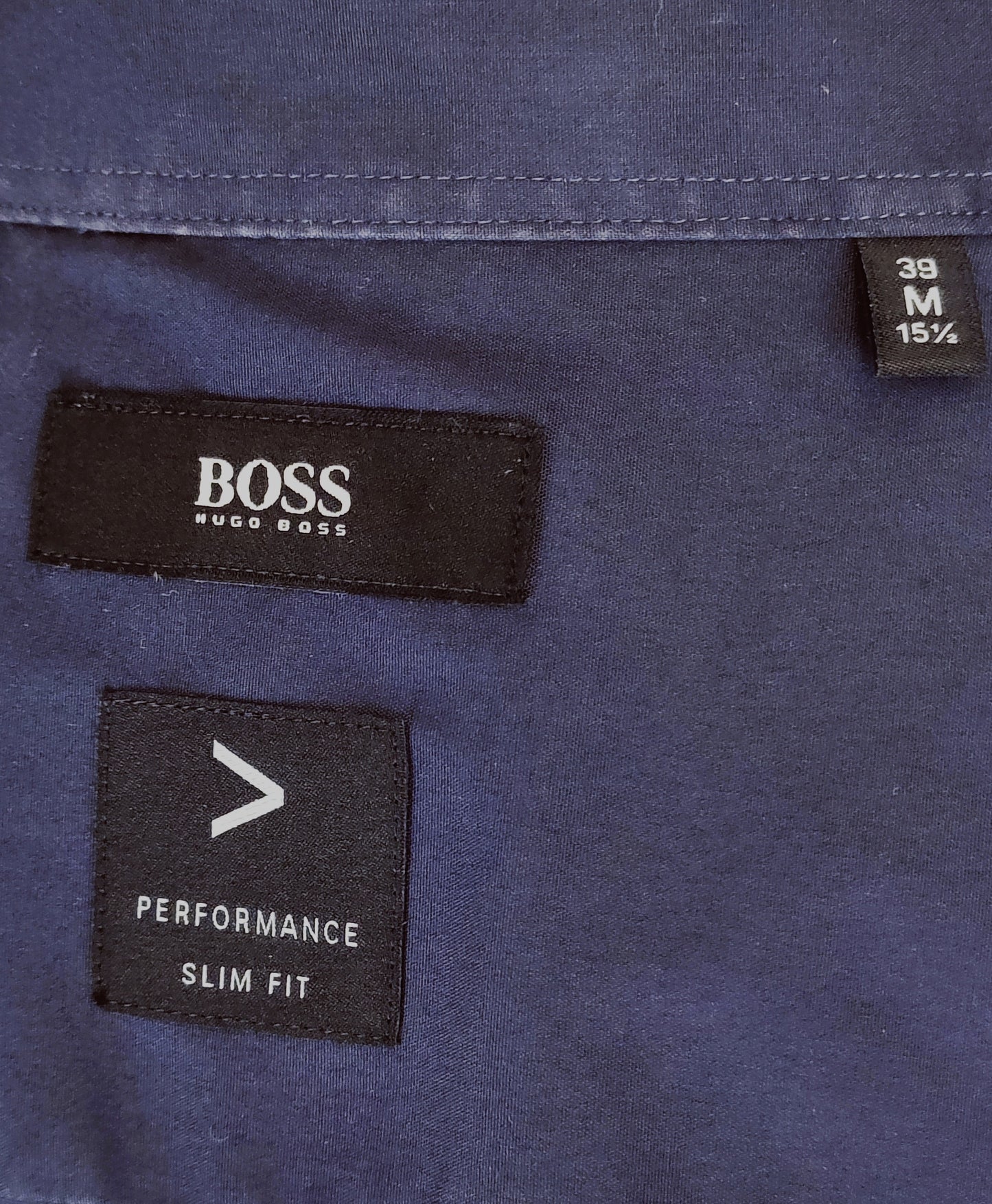 Hugo Boss Performance Men's Formal Slim-Fit Shirt-Navy