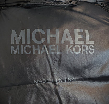 Michael Kors Down Filled Velvet  Hybrid Jacket-Black