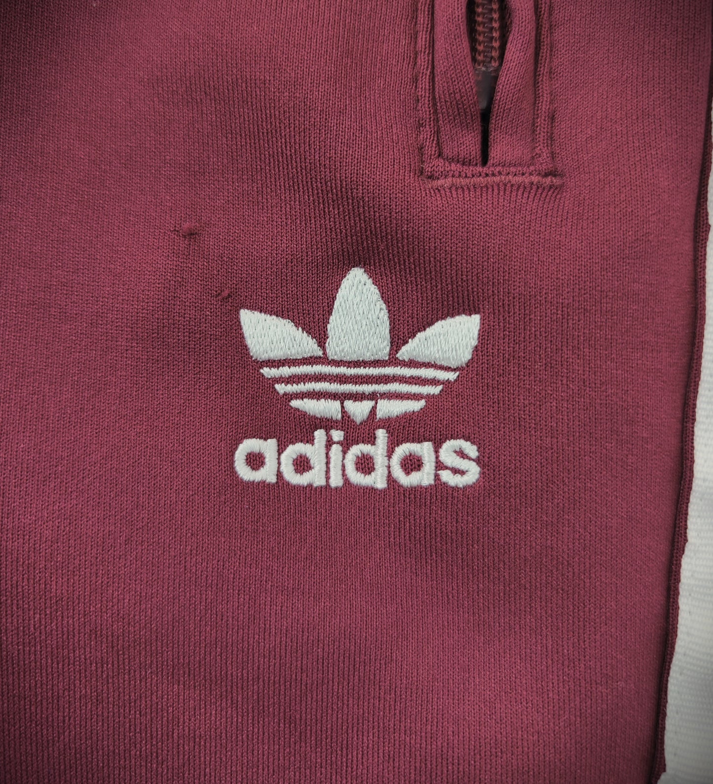 Adidas Original "Primeblue" Superstar Women's Tracksuit Bottoms-Burgundy