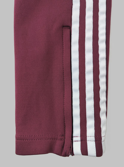 Adidas Original "Primeblue" Superstar Women's Tracksuit Bottoms-Burgundy