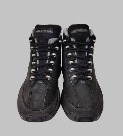 Skechers Walking Boots- Black/Grey