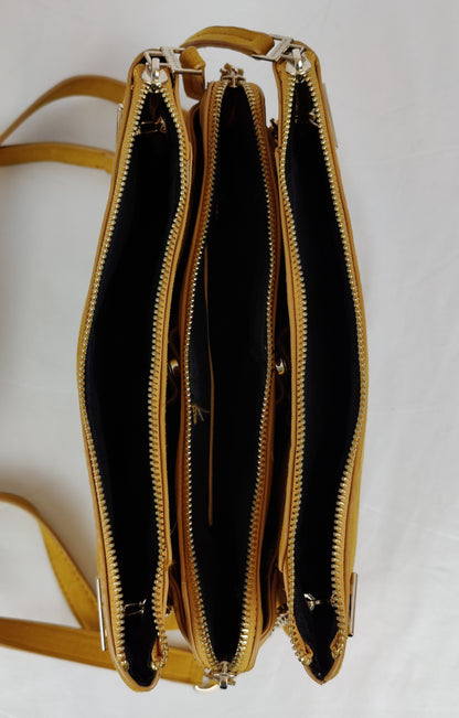 Parfois Mustard Yellow Cross Body Bag