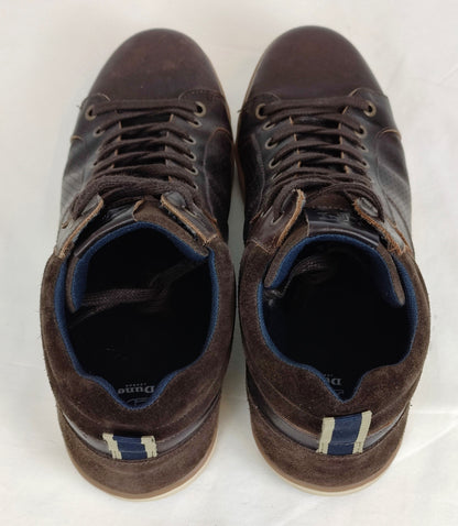 Dune London High Top Trainers-Brown