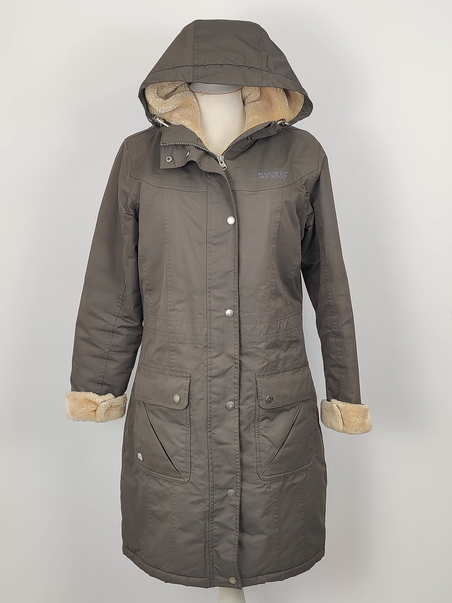 Regatta Dark Khaki Parka Style Coat