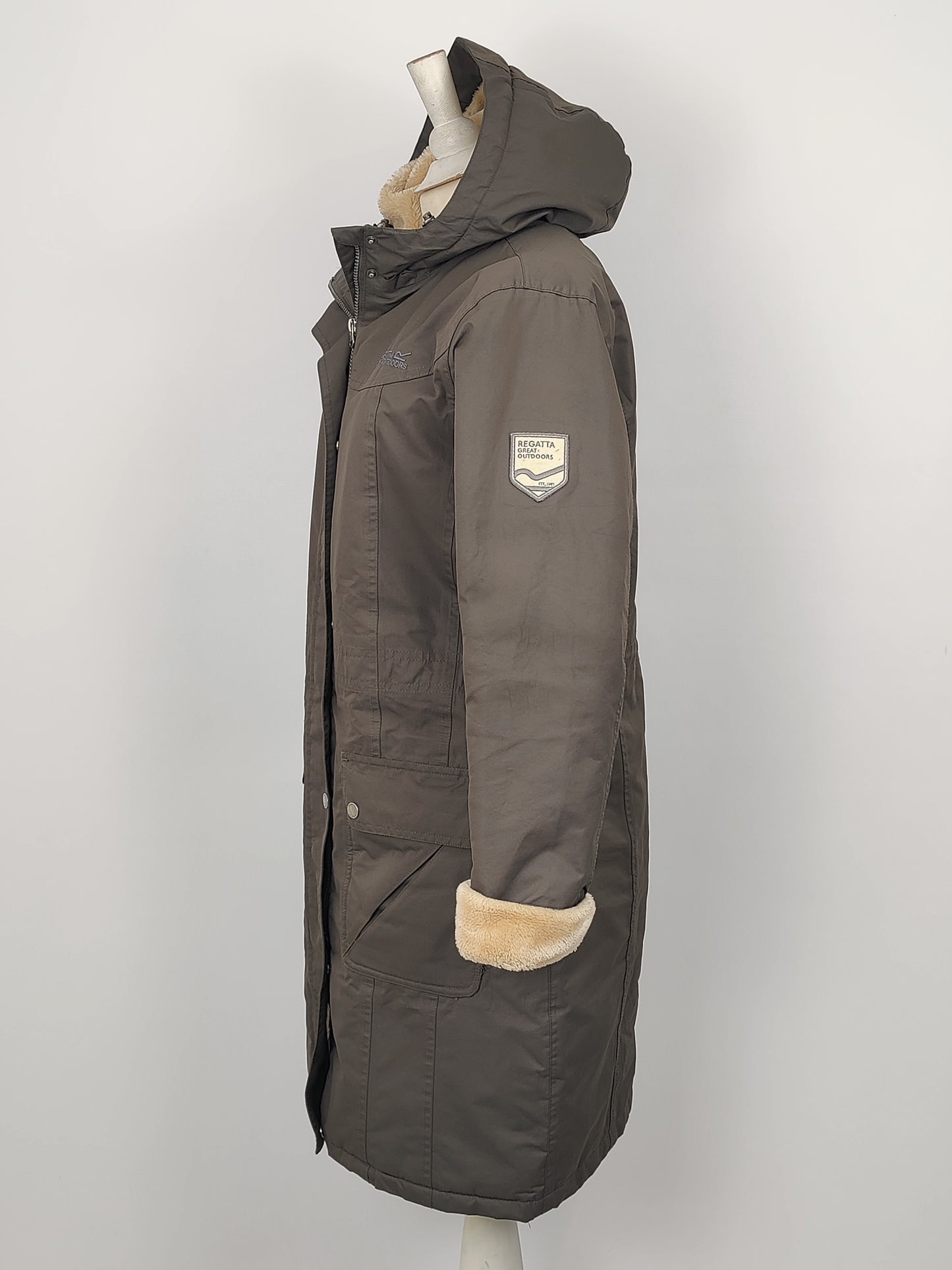 Regatta Dark Khaki Parka Style Coat