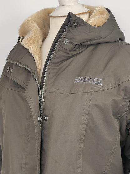 Regatta Dark Khaki Parka Style Coat