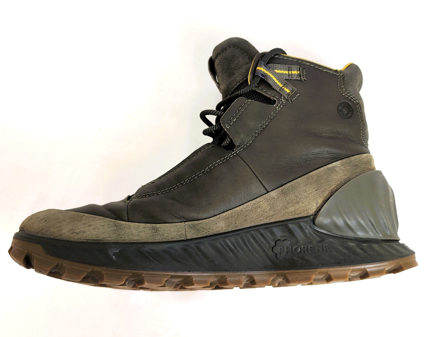 ECCO Exostrike GTX Men's Gore-Tex® Hiking Boot-Olive Green/Tan
