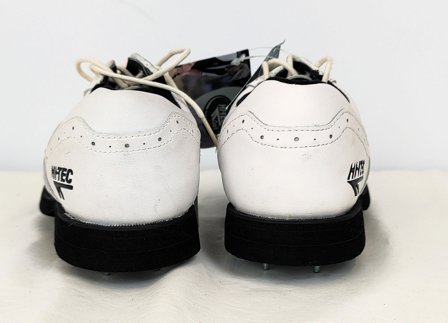 HI-TEC Lady Penina Tour Brogue Style Golf Shoes - White and Black