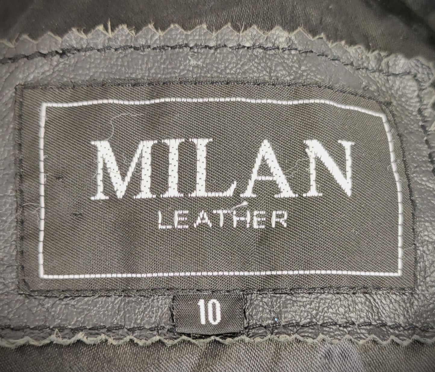 Milan Leather Vintage Hooded Jacket