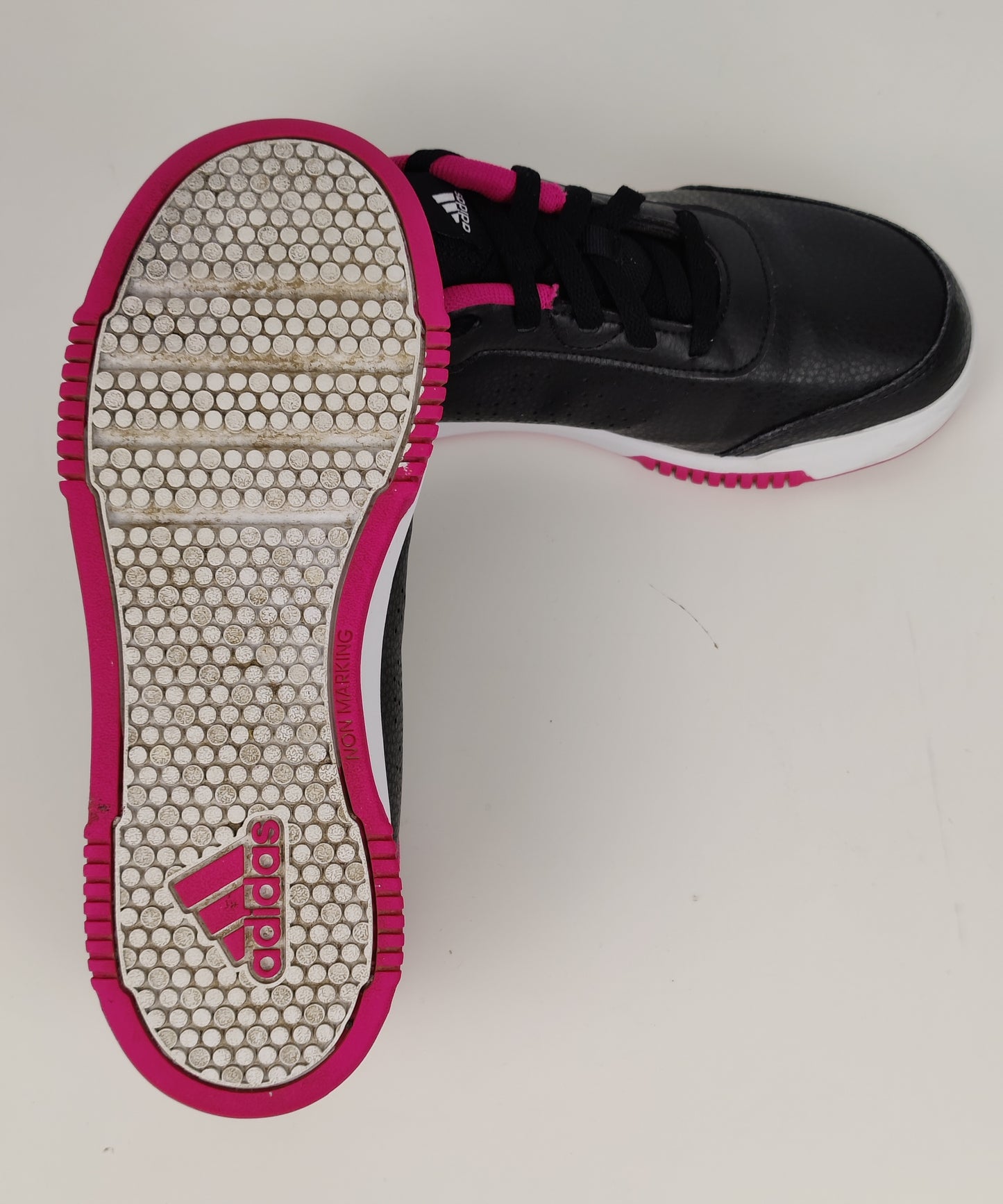 Adidas Pink and Black Trainers