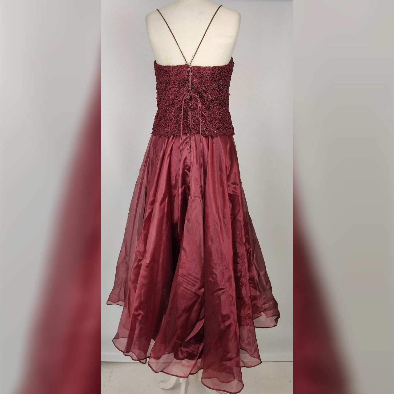 Yve London Formal Dress - Burgundy