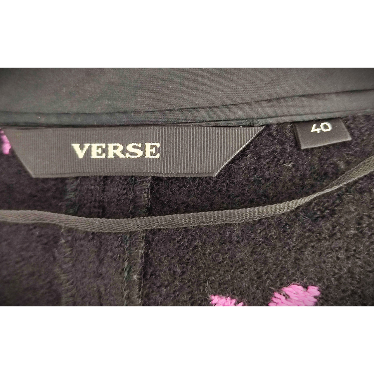 Verse Wrap Top Jacket - Black/Pink